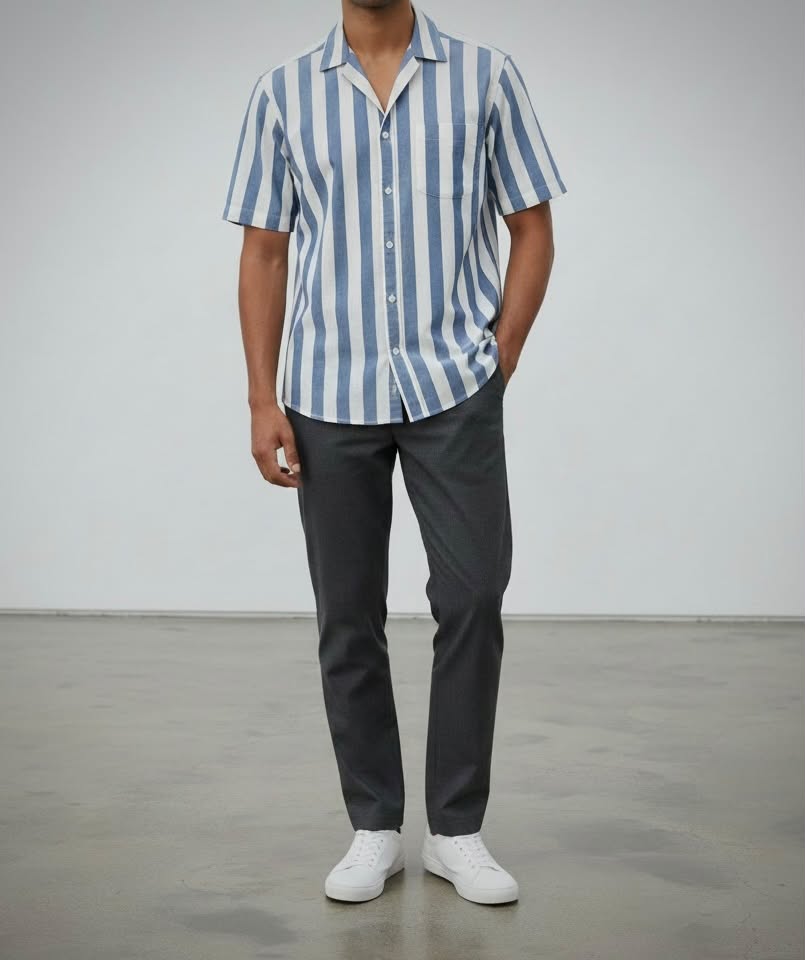 Slub Linen Shirt Casual